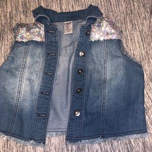 Girls Jean Vest